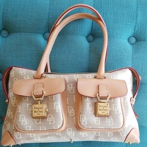 NWT perfect Dooney & Burke double pocket tote
